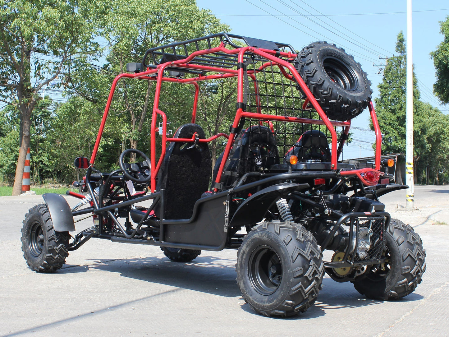 DongFang Traveler DF200GKG-4, Adult Go-Kart Buggy, 4-Seater Big Bore 200 PowerStroke Engine