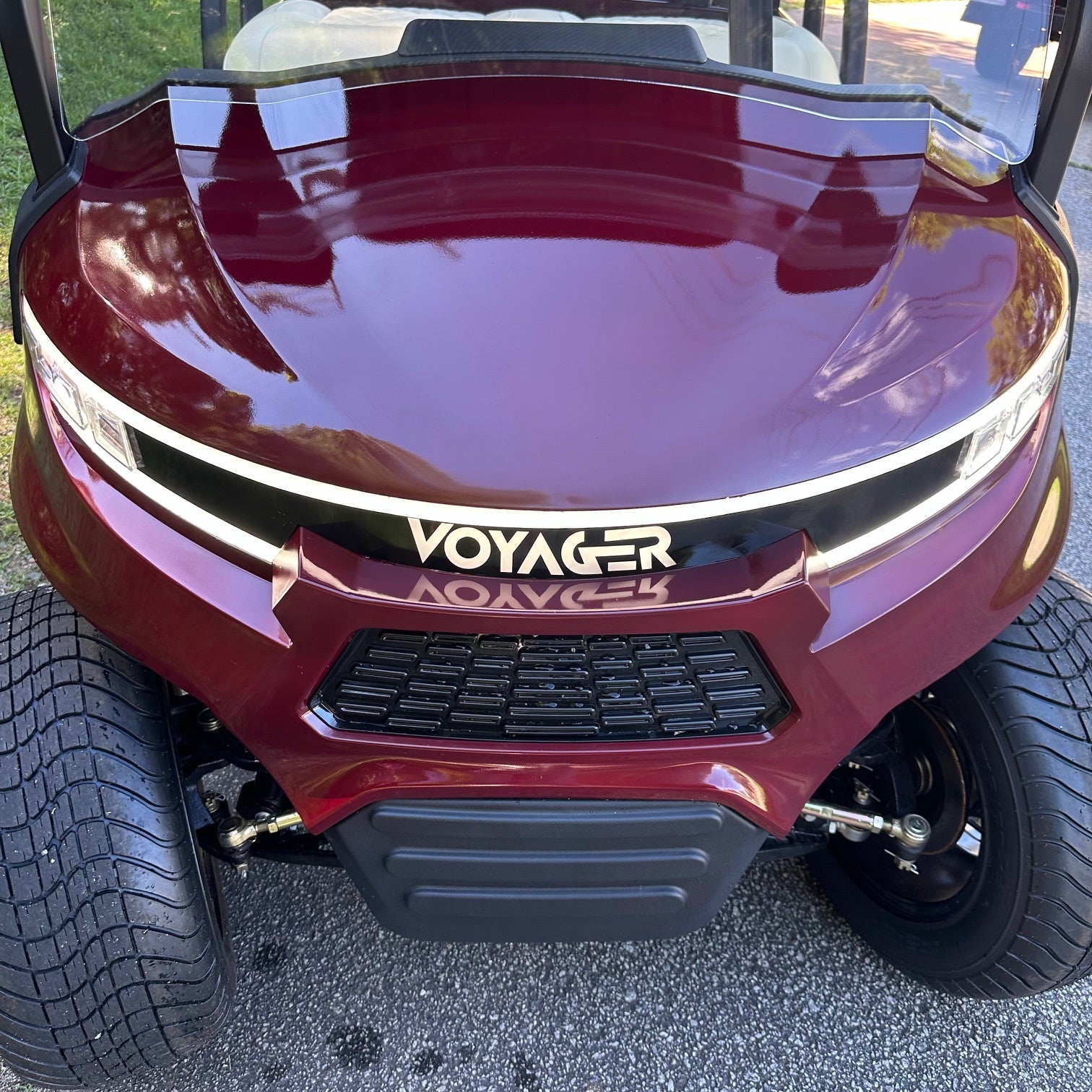 *ON SALE!* Voyager Patriot 4-Passenger 2025 72V Lithium - Canyon Crimson $12,495